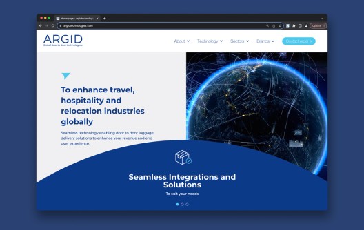 Homepage for the Argid website