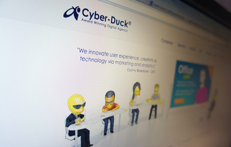 old cyber-duck website