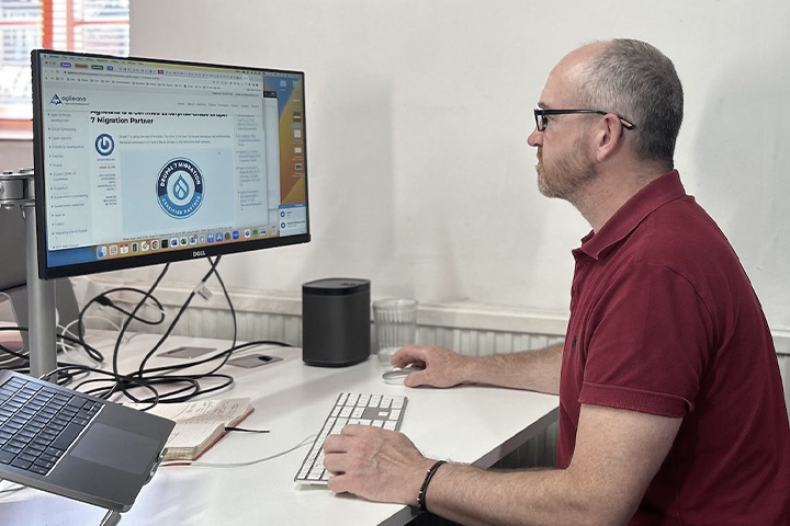 A Drupal developer researching information on Drupal partnerships