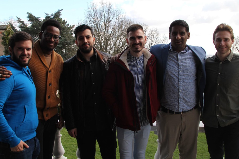Joao working with the team in Elstree, UK