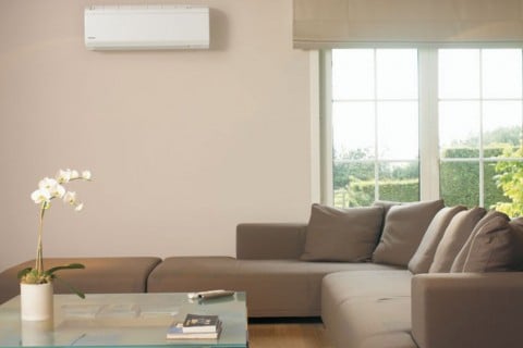Mitsubishi Electric Air Conditioning unit in a living room