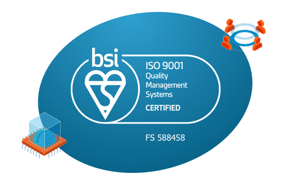 BSI ISO 9001 Quality Management Systems Certified badge