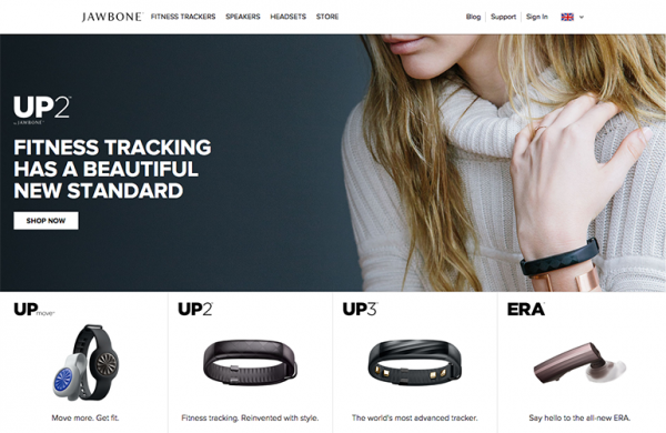 jawbone Jawbone fitness tracking website