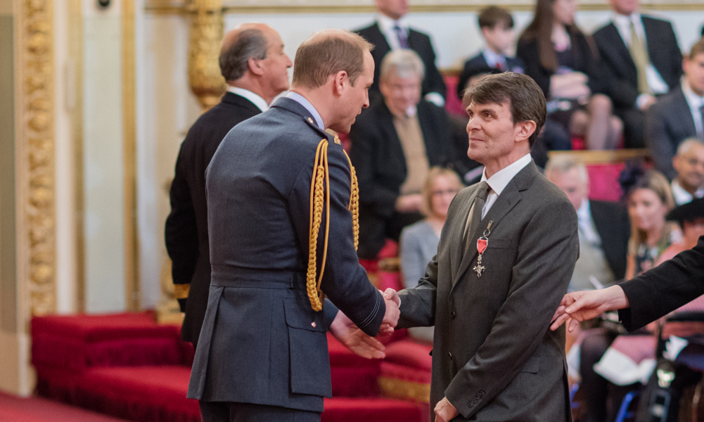 Robin Christopherson meeting Prince Harry