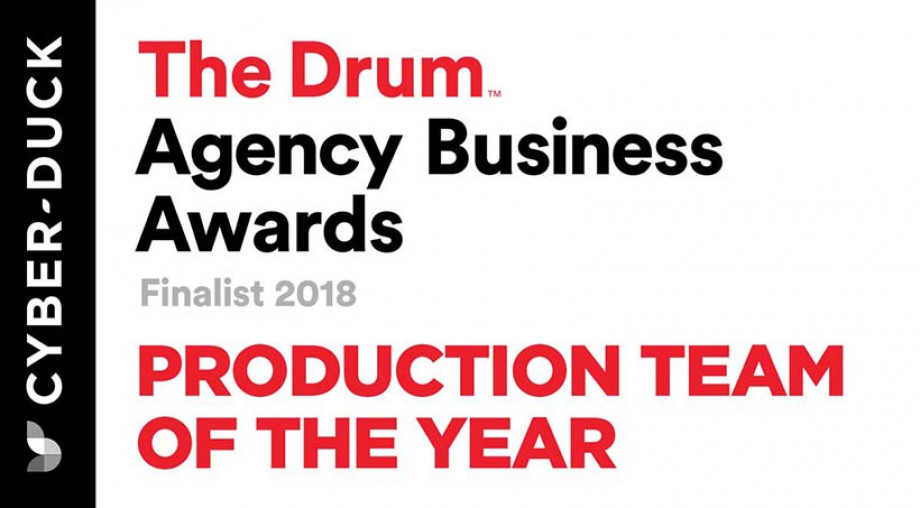 The Drum Business Agency Awards Production Team of the Year at The Drum's Agency Business Awards