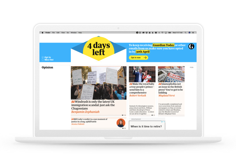 The Guardian's 4 Days Left on a MacBook