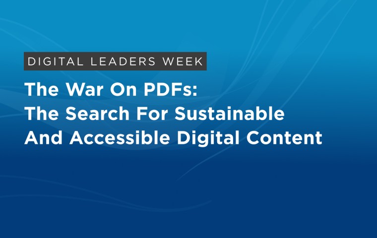 The war on pdfs the search for sustainable and accessible digital content
