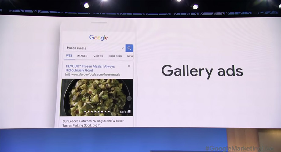 Google Gallery Ads Google Marketing Live 2019