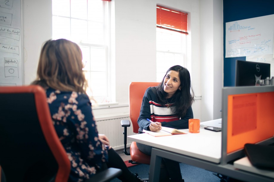 Cyber-Ducks conducting user interview