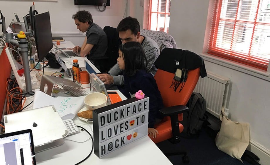 Team DuckFace building a facial recognition platform