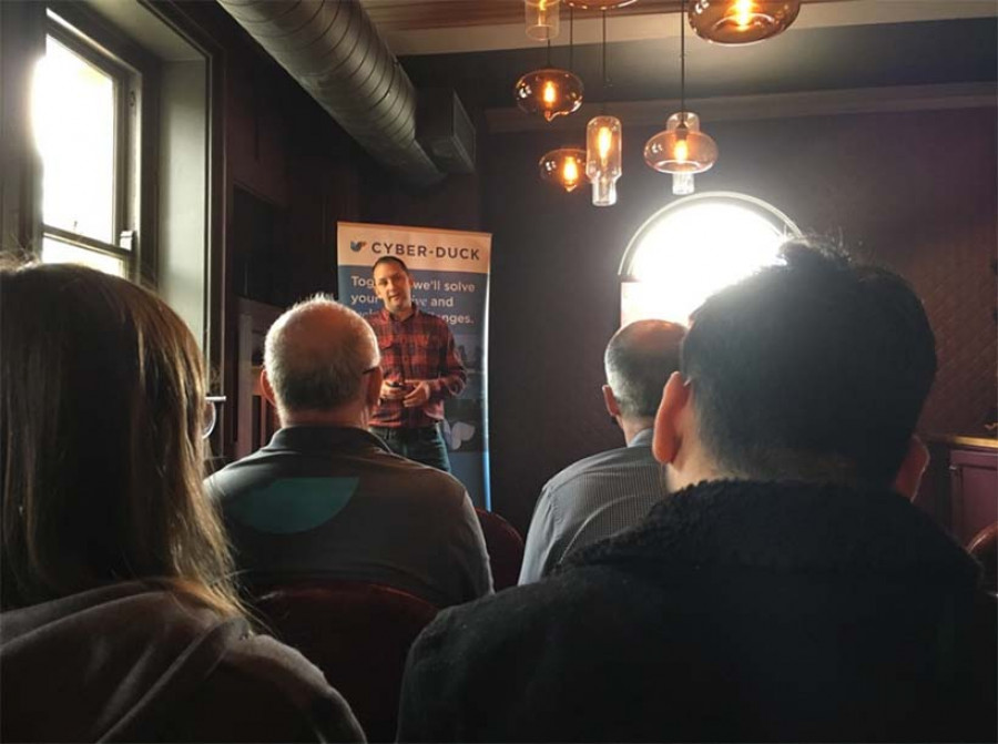 Leeds Danny copy Danny Bluestone presents at the Leeds Digital Festival 2018