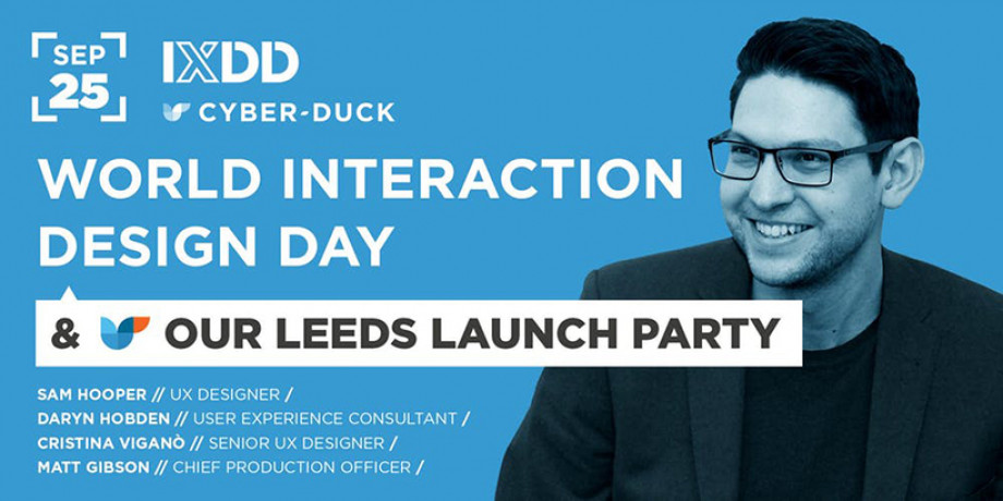 World Interaction Design Day UX Design talks World Interaction Design Day poster