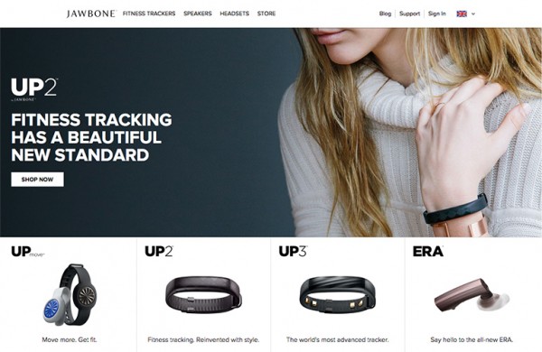 Jawbone fitness tracking website 