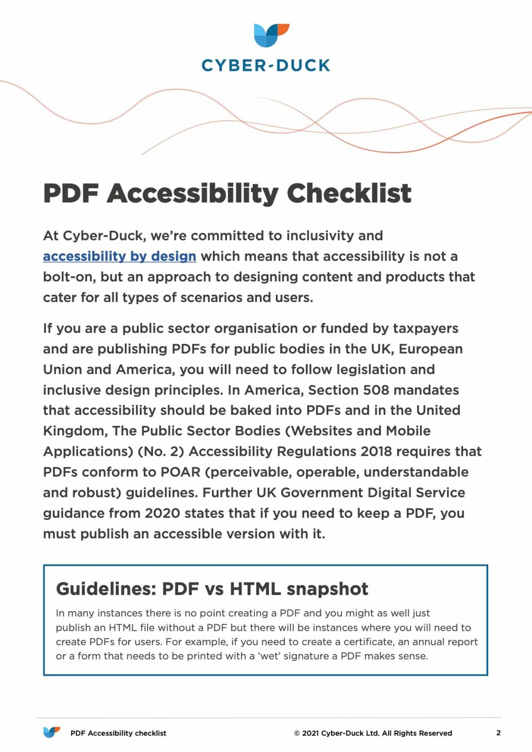 PDF Accessibility Checklist Image 2