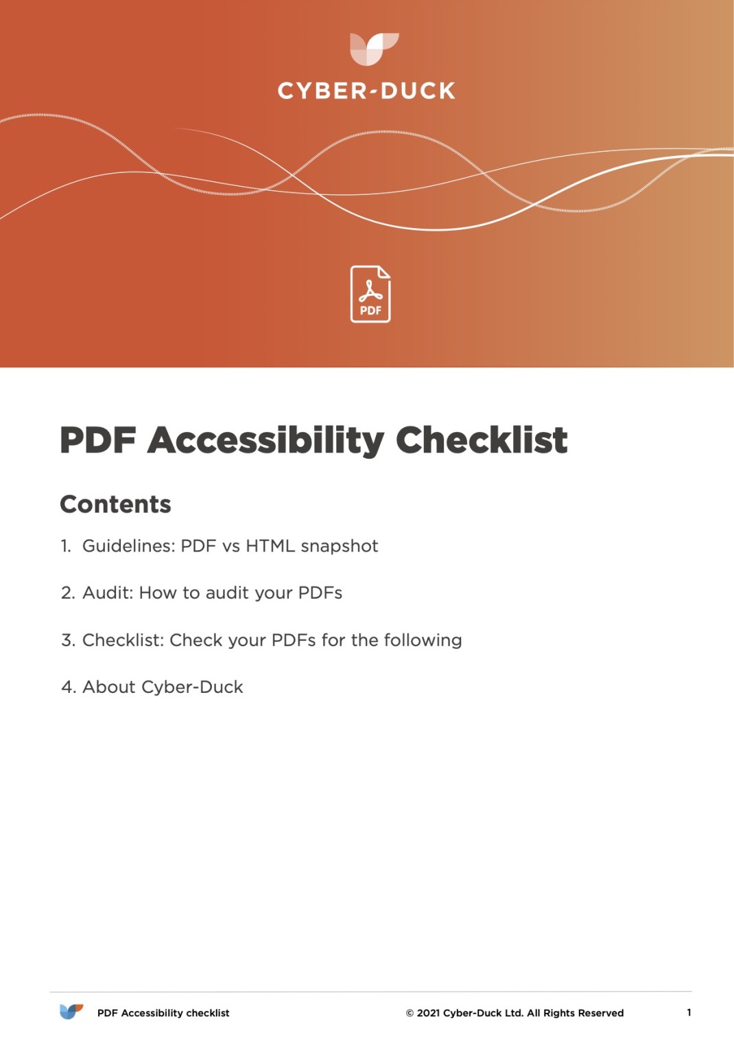 PDF Accessibility Checklist image 1