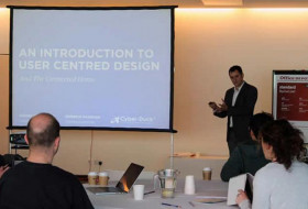 Danny Bluestone, CEO gives introduction to UX at UX London