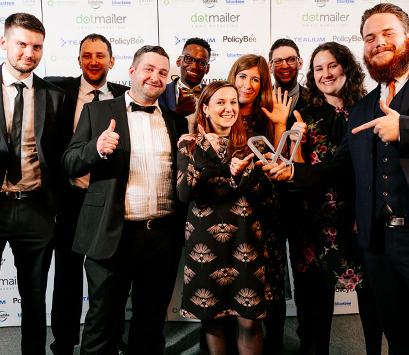 Cyber-Duck wins Agency Team of the Year at Wirehive 100 2018