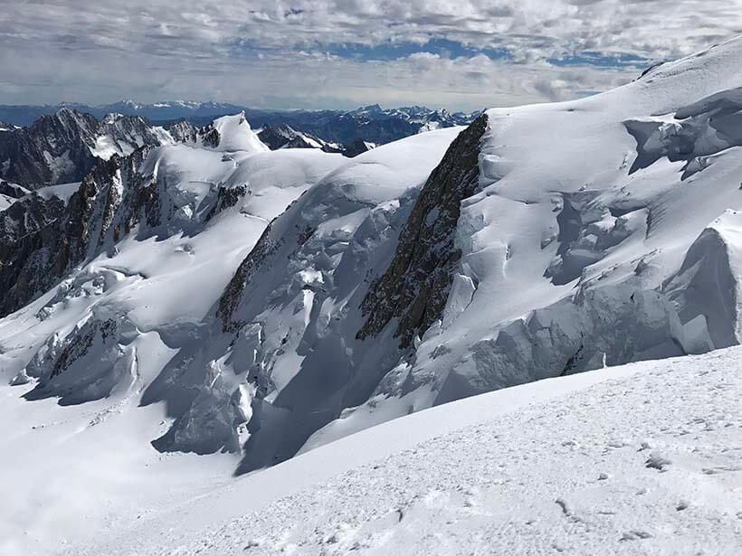 Another view from the ascent of Mont Blanc