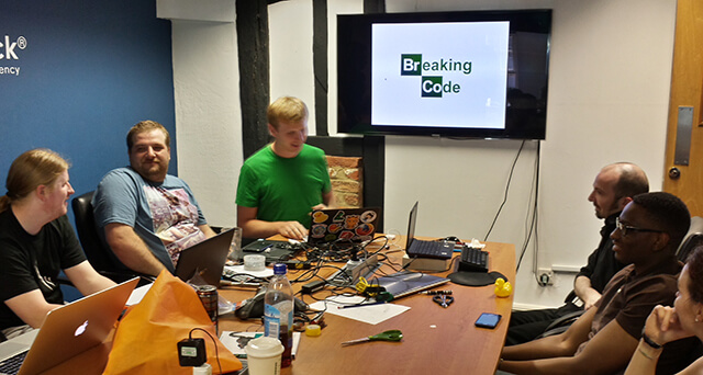 Breaking Code workshop at Cyber-Duck