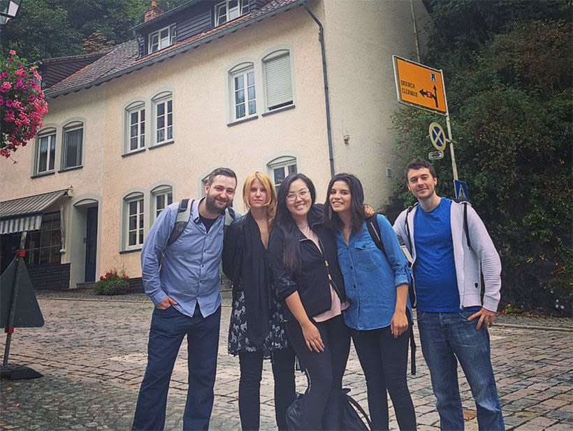 The Squill team in Vianden