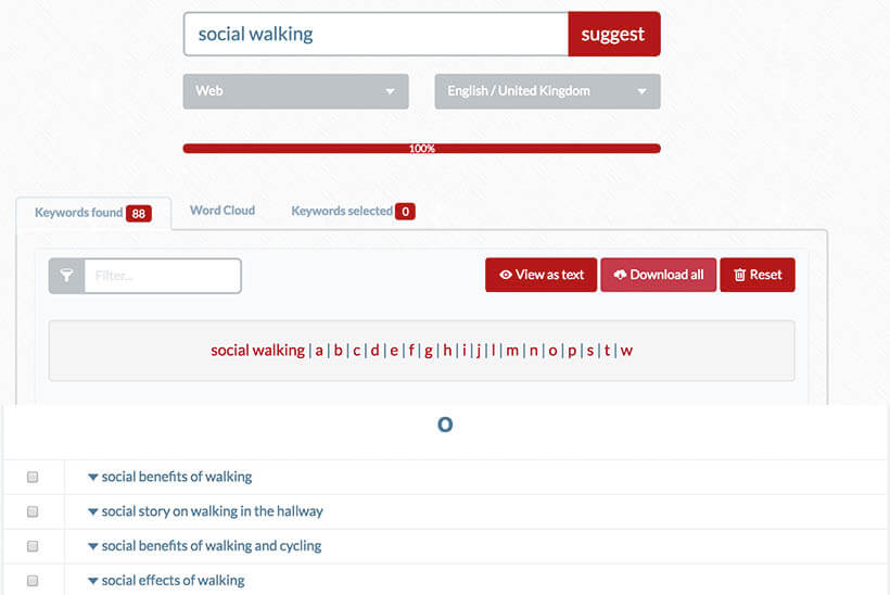 Uber Suggest - Social Walking
