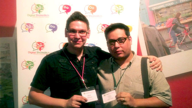 Matt and Ramon at Digital Shoreditch Matt and Ramon at Digital Shoreditch