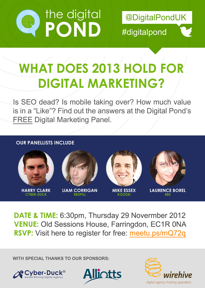 Digital Marketing 2013 Flyer Digital Marketing 2013 flyer