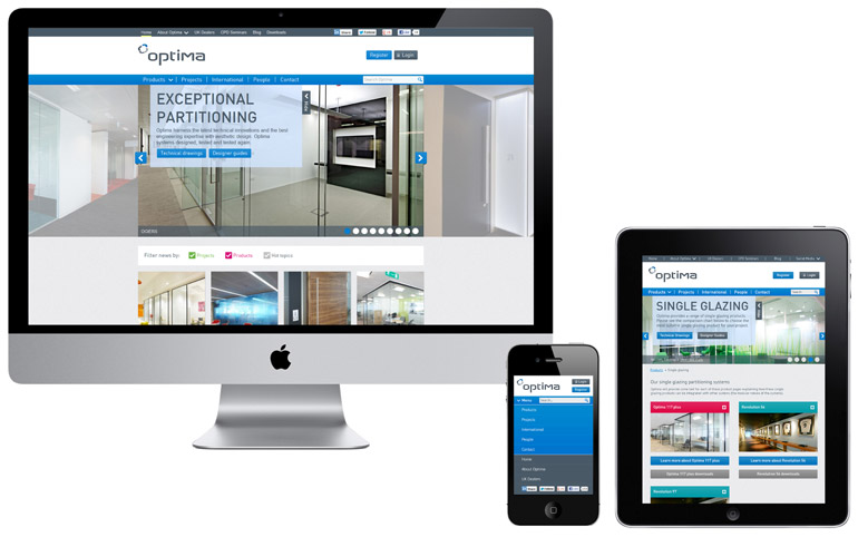 Optima Responsive Website