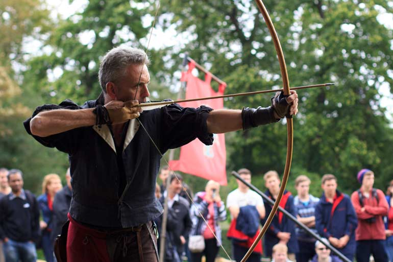 Archery demonstration