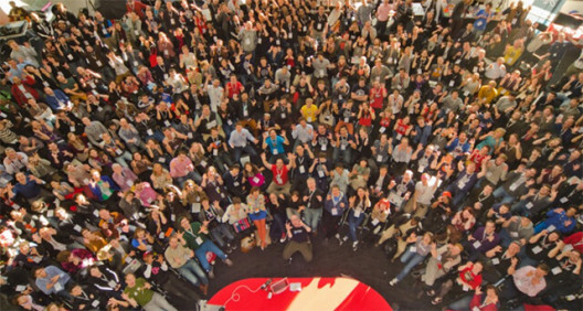 The crowd at Mozilla Festival