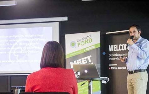Danny Bluestone shares insights at the Digital Pond